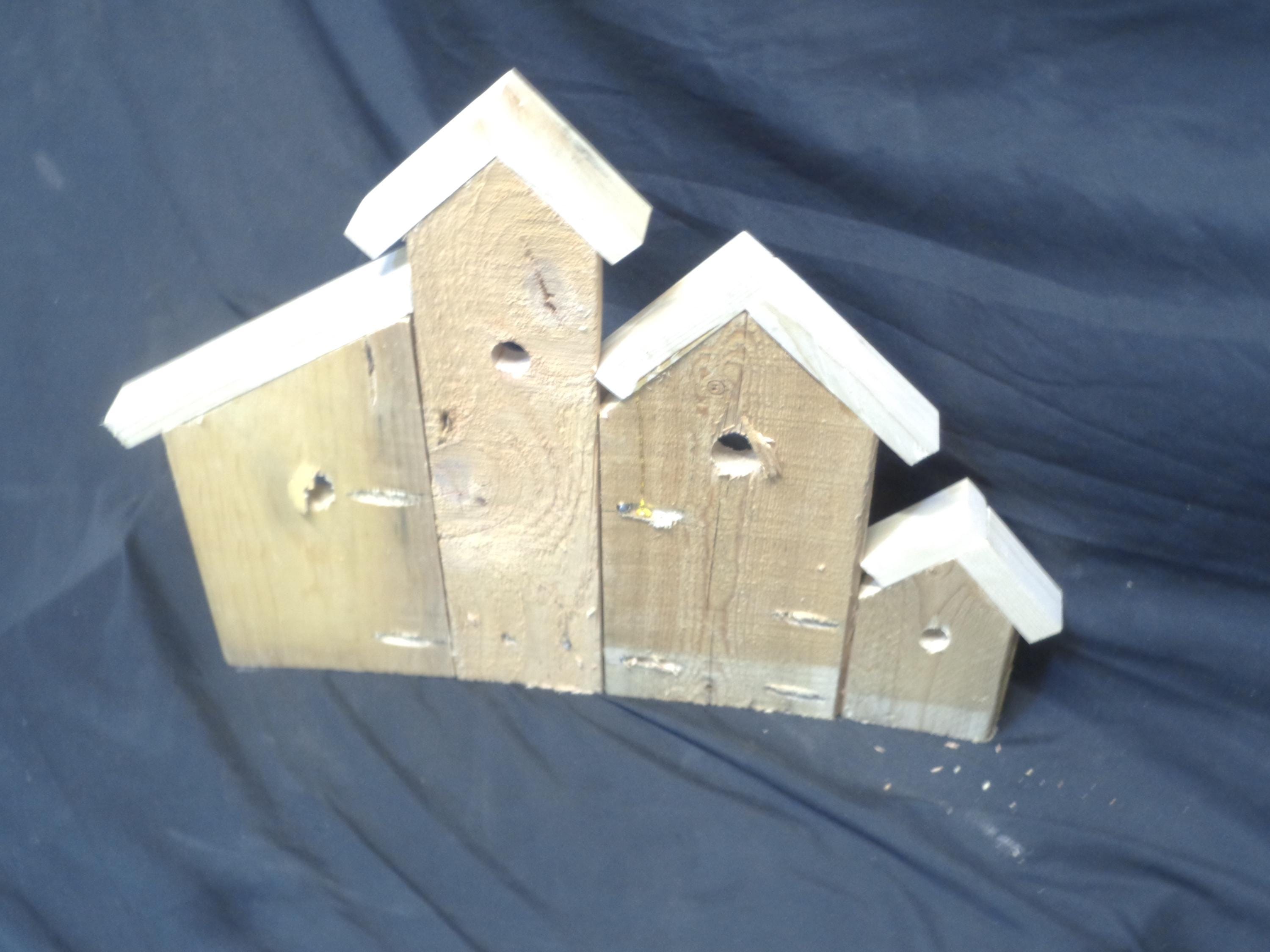 Birdhouse wall decor,Farmhouse, Conversation Piece,  Rustic, Modern, Birdhouses, Wall Hanging, Wall art diy,