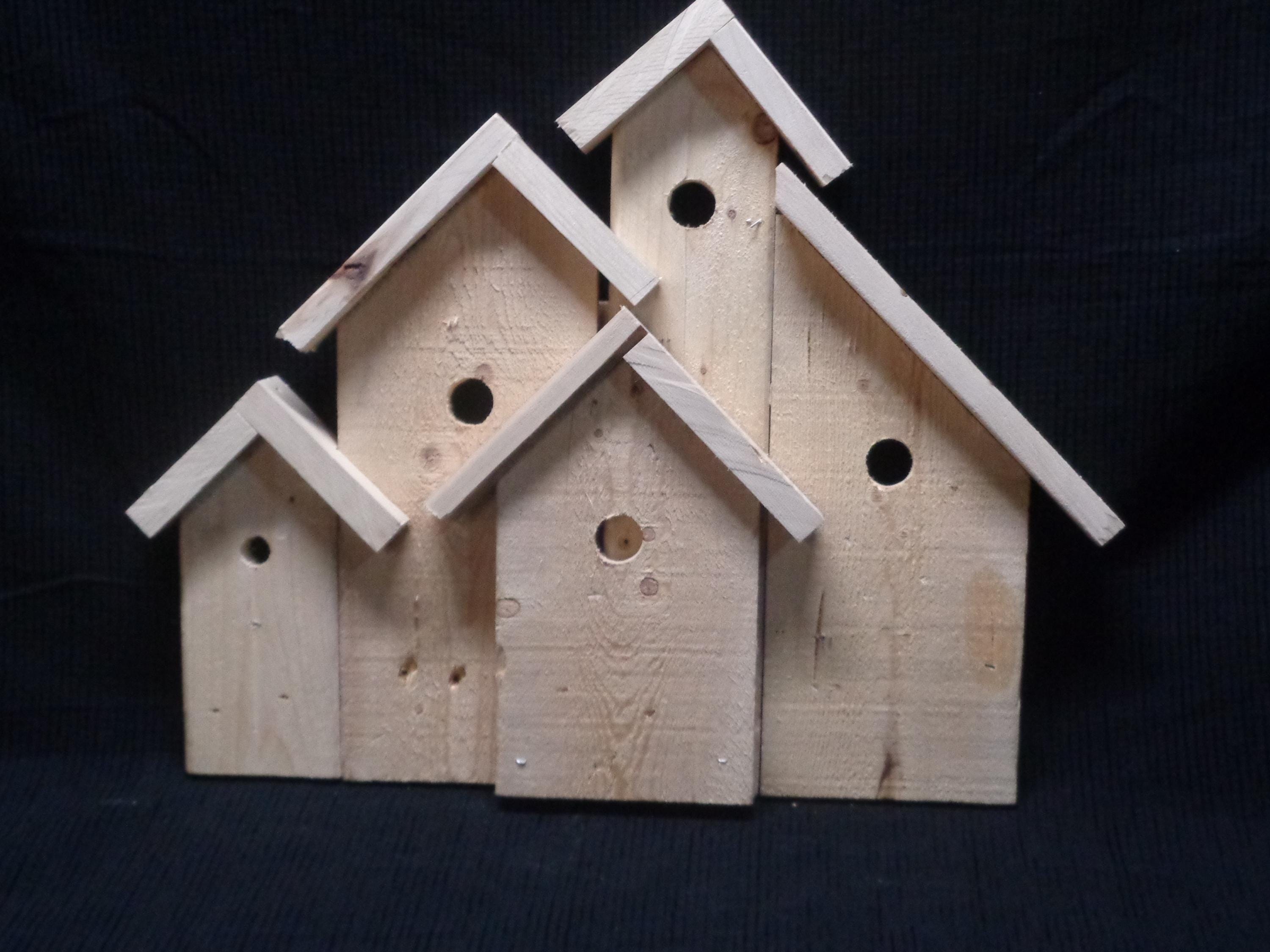 Birdhouse wall decor,Farmhouse, Conversation Piece,  Rustic, Modern, Birdhouses, Wall Hanging, Wall art diy,