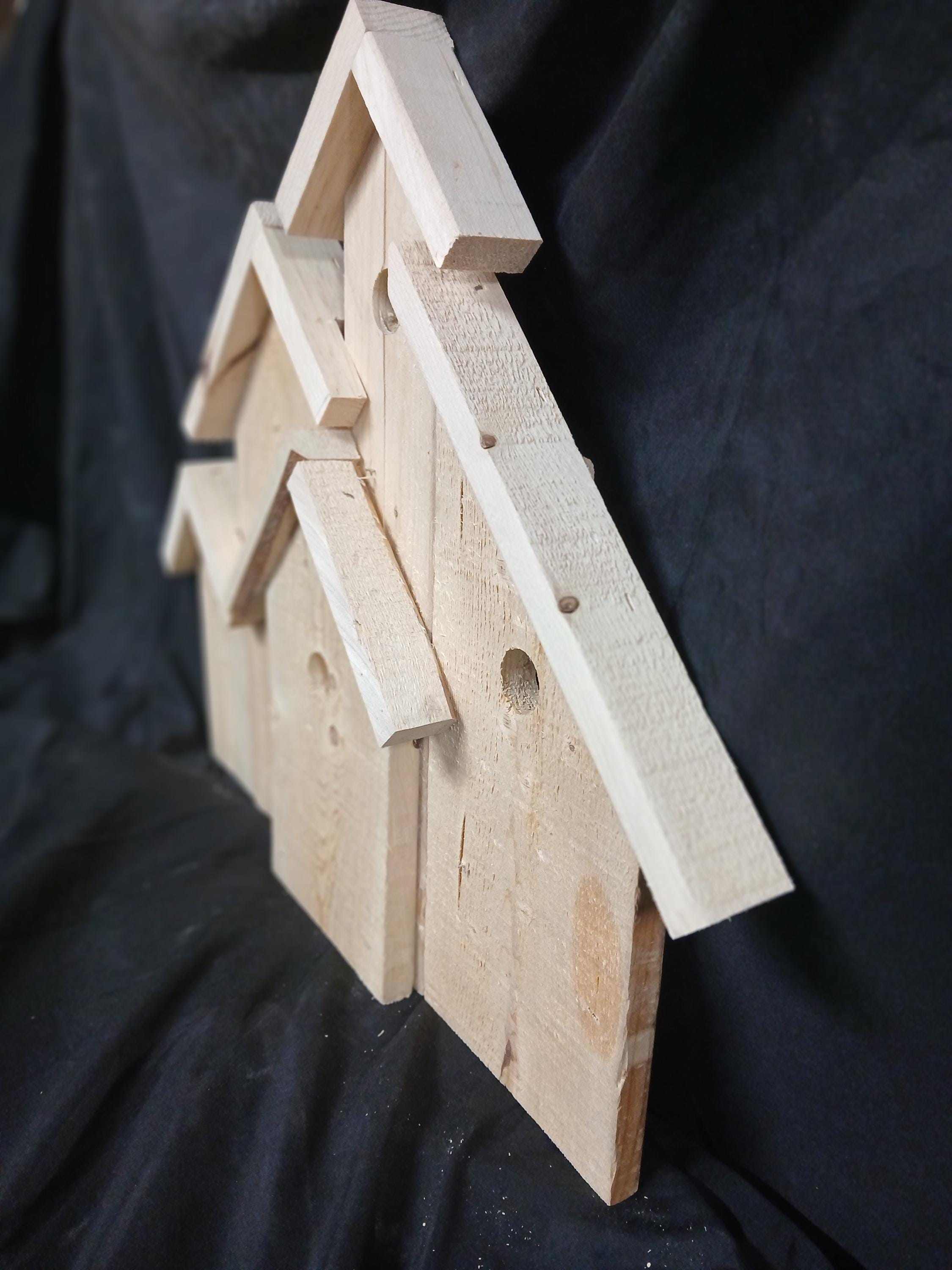 Birdhouse wall decor,Farmhouse, Conversation Piece,  Rustic, Modern, Birdhouses, Wall Hanging, Wall art diy,
